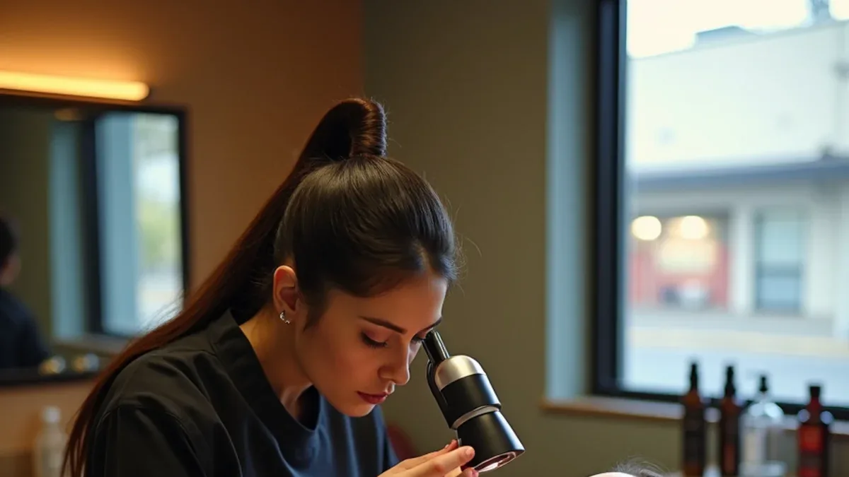 Esthetician students practising facial treatments at a beauty school serving Downey, California
